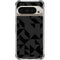 Black Geometric Pixel 9/9 Pro Clear Case